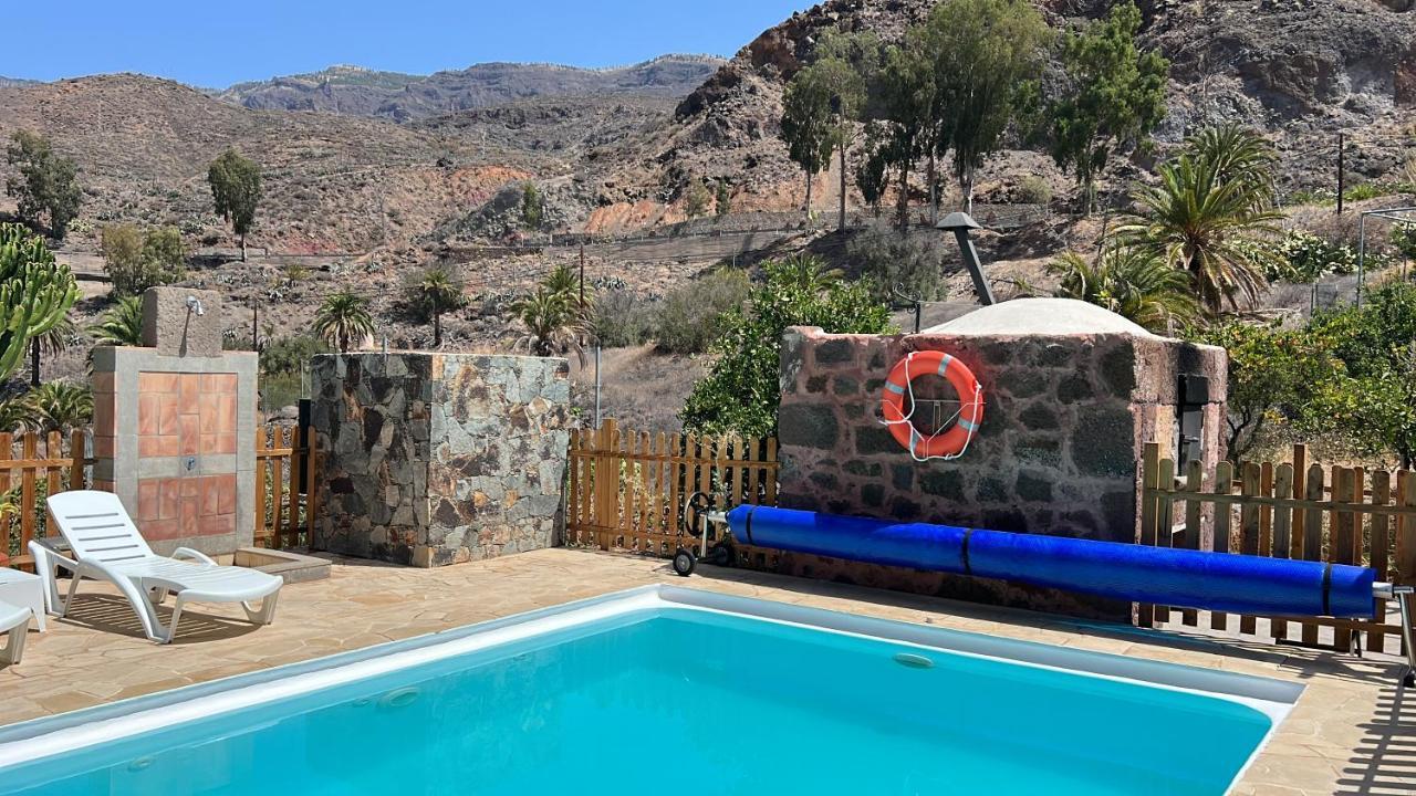 Casa Rural La Limera Con Piscina Privada Santa Lucia Exterior foto